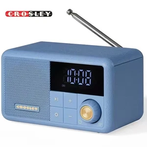 Crosley CR1121A-EB Cooper Radio/Uhr Bluetooth Lautsprecher - Elemental Blue - Bild 1 von 4