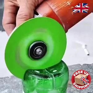 Diamond Glass Cutting Disc 100mm - Tile Ceramic Jade Crystal Grinding Saw UK - Picture 1 of 12