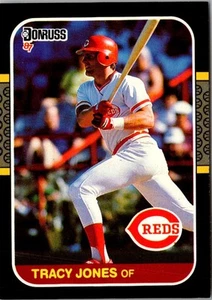1987 Donruss Tracy Jones #413 Cincinnati Reds Baseball Card - Picture 1 of 2