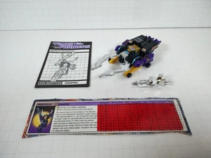 Transformers G1 Vintage Insecticon Schrapnel 100% Complete with Paperwork - Picture 1 of 5
