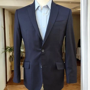 Blazer Richard James Savile Row 38r gabardina lona completa puño de trabajo - Imagen 1 de 24