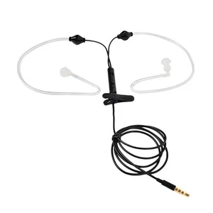 3.5mm Stereo Air Tube Wired Earphone Anti-radiation Headset For Mobilephone - Zdjęcie 1 z 5