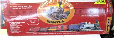 HO MANTUA KLONDIKE EXPRESS TRAIN SET 4 CARS + 2 EXTRA CARS #903309 - Image 1 of 4