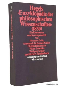 Drüe: Hegels »Enzyklopädie der philosophischen Wissenschaften« (1830) : Suhrkamp - Imagen 1 de 1
