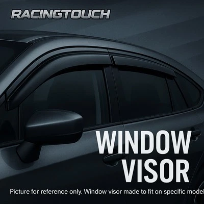 Protector de viento para visera de ventana fuera de canal 4 piezas para Volkswagen Tiguan 2018-2024 Foto 1 de 4