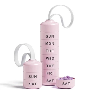 Betife Cute Pill Organizer, Cute Weekly Pill Box for Travel, Cute Daily Pill ... - Picture 1 of 9