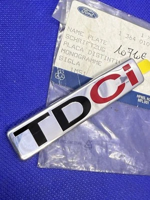 Logo Stemma Monogramma TDCI Portellone Posteriore Ford Fiesta Mondeo Ka Original - Immagine 1 di 4
