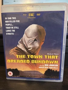 The Town That Dreaded Sundown Blu Ray & DVD EUREKA UK Release w/ Booklet - Picture 1 of 3
