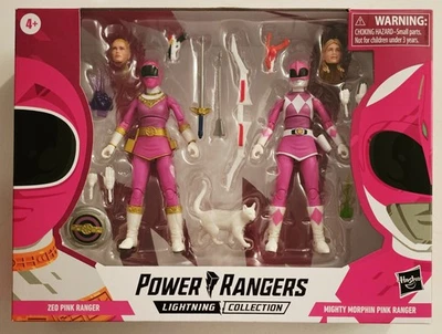 POWER RANGERS LIGHTNING COLLECTION ZEO PINK RANGER & MIGHTY MORPHIN PINK RANGER Foto 1 de 4
