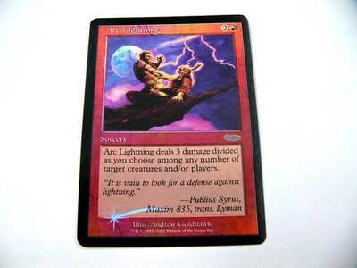 MTG - ARENA LEAGUE PROMOS (BB/'96) - ARC LIGHTNING - LICHTB.(Foil)/RARE/N.PL./NM - Bild 1 von 4