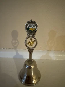 Vintage North Carolina Souvenir Metal Bell – Hanging Cardinal – 4” Tall - Picture 1 of 5
