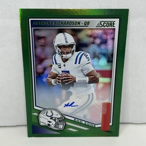 2025 Score Anthony Richardson Auto Signatures End Zone /6 SP - Bild 1 von 4