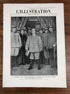 L'ILLUSTRATION Nr 3603 (1912) CHINA President CHINE YUAN CHI KAI + Etat Major - Picture 1 of 3