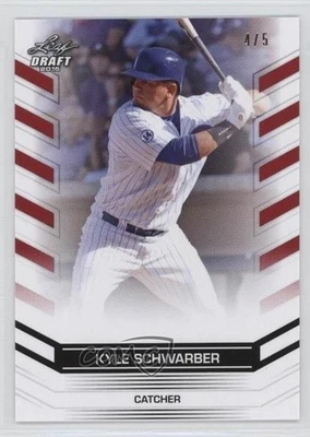 2015 Leaf Draft Exclusive Red /5 Kyle Schwarber #29 - Image 1 of 2