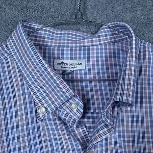 Peter Millar Shirt Men 2XL Summer Comfort Crown Sport Landover Performance Twill - Picture 1 of 11