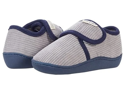 Zapatillas Livie & Luca Hug Unisex Niños 10 Gris Pana Punta Redonda Zapatos GAL1637 Foto 1 de 3