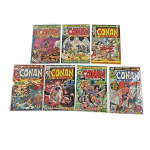 Conan der Barbar #19, 22, 25, 26, 27, 32, 100 (Marvel, 1970) Bronzezeit 6+1 - Bild 1 von 8