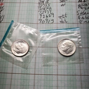 1964 P  Roosevelt Dime. Still In Cellophane (1 Coin) FREE SHIPPING 🇺🇸  - Picture 1 of 3