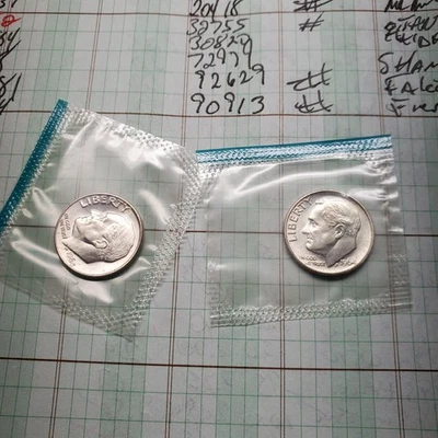 1964 P  Roosevelt Dime. Still In Cellophane (1 Coin) FREE SHIPPING 🇺🇸  - Image 1 of 3