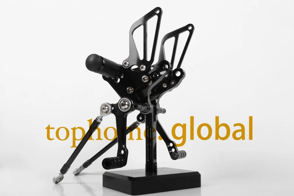 Juego de estriberas traseras CNC negras para Ducati 848 1098 1098S 1098R 1198 Hot Foto 1 de 1