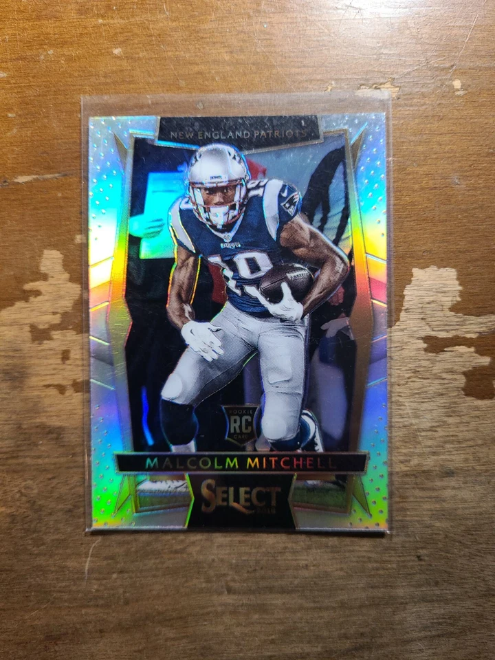 MALCOLM MITCHELL 2016 PANINI SELECT SILVER PRIZM ROOKIE #77 NEW ENGLAND PATRIOTS - Image 1 of 1