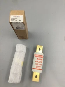 HOUSTON STOCK NEW GOULD SHAWMUT A4J200 AMP-TRAP FUSE 200A 600V FREE 2 DAY AIR - Picture 1 of 4