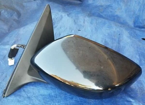 2009-2013 Infiniti G37 DRIVER LEFT Door Side View Mirror Coupe BLACK - 9 Wire - Picture 1 of 9