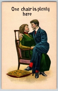 Postcard - Wholesome Romance Couple Lovers - Picture 1 of 2