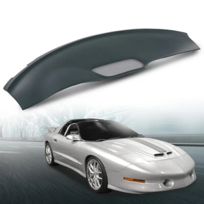 Fit For 1993-1996 Pontiac Firebird Dark Gray Dashboard Dash Cover Cap Overlay - Image 1 of 4