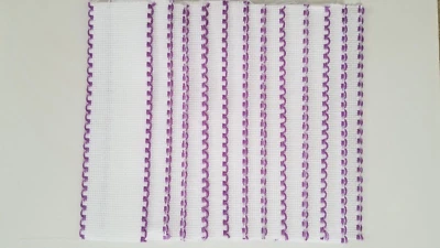 Lot of 12 RIBBAND Bucilla? Cross Stitch Bookmarks Aida Cloth Needlework Crafts - Image 1 of 4