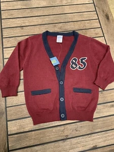 Gymboree Pullover Strickjacke 18-24M Neu mit Etikett Baby Junge rot NEU - Bild 1 von 4
