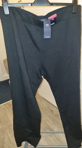 M&S Black Straight Cotton Joggers Sz30Reg BNWT - Picture 1 of 3