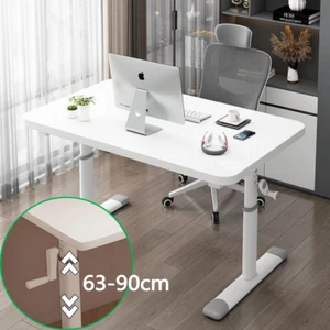 63-90cm Schreibtisch Höhenverstellbarer Computertisch Laptoptisch Beistelltisch - Bild 1 von 12