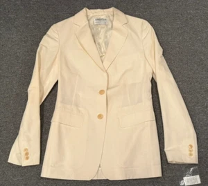 Donna Karan Original Sample Jacket Blazer Made in Italy Mohair Wool Vtg Suit - Picture 1 of 9