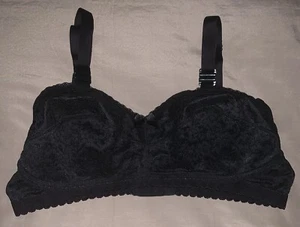 Reggiseno nuovo senza etichette Norwell by Le Unique Style 472 nero cinturini regolabili taglia 38F - Foto 1 di 7