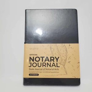 SKYLINE Official Notary Journal State Journal of Notarial Acts A4 FORMAT- NEW - Picture 1 of 2