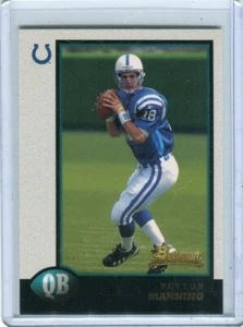 Bowman Peyton Manning 1998 novato radiocontrol Indianapolis Colts #1 corte - Imagen 1 de 2