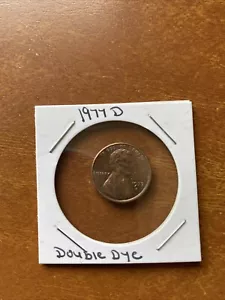 1977 D Lincoln Penny DD Error - Picture 1 of 7