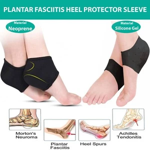 Heel Inserts Pads for Achilles Tendonitis Dry Cracked Heel Support Cushion - UK - Picture 1 of 11