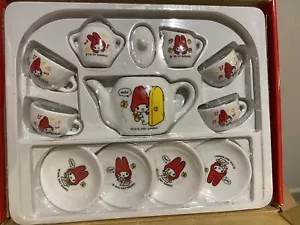 Sanrio, My Melody Porcelain Tea set 1Teapot, 4 Tea Cups, 1 Sugar Pot, 1 Milk jar - Picture 1 of 6