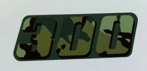 TRX 300 Fender Decal TRX300FW TRX300 Fourtrax Green Camo H388 - Picture 1 of 2