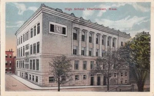 Postkarte High School Charlestown MA  - Bild 1 von 2