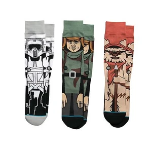 STANCE RETURN OF THE JEDI SOCKS STAR WARS LUKE SKYWALKER | LARGE M545D16RET BLK - Picture 1 of 3
