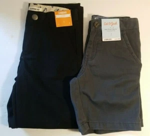 School Uniforms Size 7 Boys Mixed lot Black Pants & Gray Shorts NWT - Picture 1 of 7