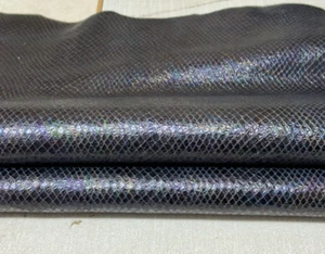 LEATHER SKINS,Hides,METALLIC GUN METAL,,HN182-30 - Picture 1 of 9