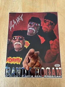 FOTO 8x10 firmada por Randy Hogan ECW WWF WWE WCW AEW LUCHA LIBRE CON CERTIFICADO DE AUTENTICIDAD HOLOGRAMA - Imagen 1 de 4