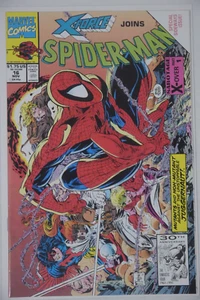 Marvel Comics Spider-Man #16 (1991) X-Force; Final Todd McFarlane Marvel Issue - Picture 1 of 2