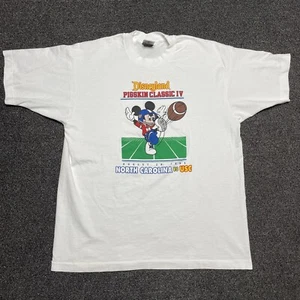 Camisa Clásica De Colección Disney Piel de Cerdo XL UNC VS SCU Fútbol Puntada Única EE. UU. - Imagen 1 de 10