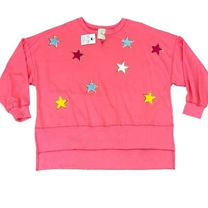 Fantástico Suéter Estrella Lentejuelas Rosa Fawn Talla Mediana - Imagen 1 de 10