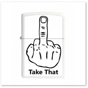 TvD ZIPPO Fun Collection - Take That - Mechero de tormenta de gasolina - Blanco - Imagen 1 de 1